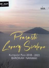 Image of Prasasti Lereng Sindoro : Kumpulan Puisi 2018-2022